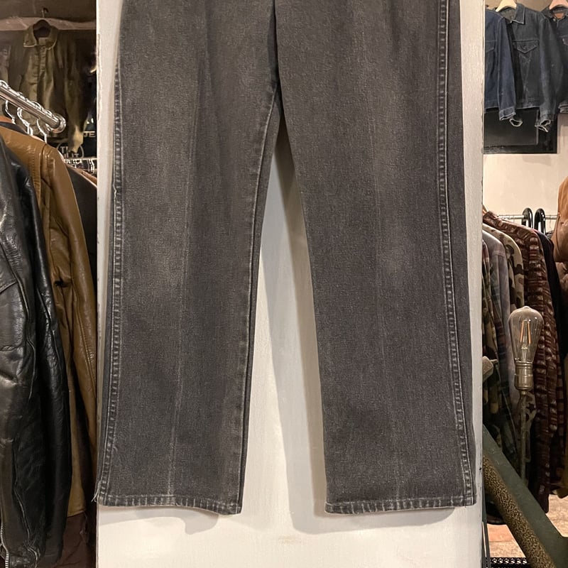 80s Wrangler 13MWZPB 先染め ブラックデニムパンツ 34×29 USA製 80s Wrangler 13MWZPB 先染め ブラックデニムパンツ 34×29 USA製