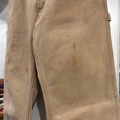 carhartt　ダック地　ペインターパンツ　カーハート　ブラウン　雰囲気系　32×31　(S5443)
