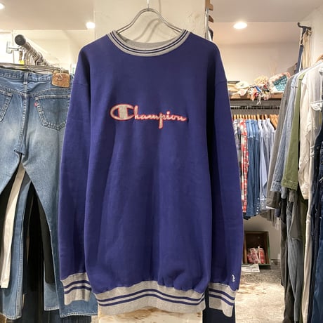 90s　Champion　リバースウィーブ　reverse weave　パープル　USA製　(S1573)