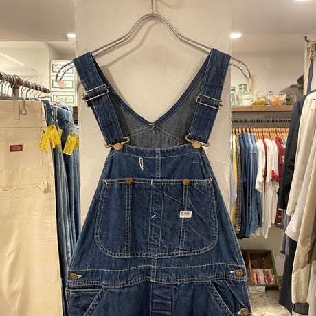 Lee　オーバーオール　Jelt Denim　ユニオンチケット　USA製　70s　(S1047)