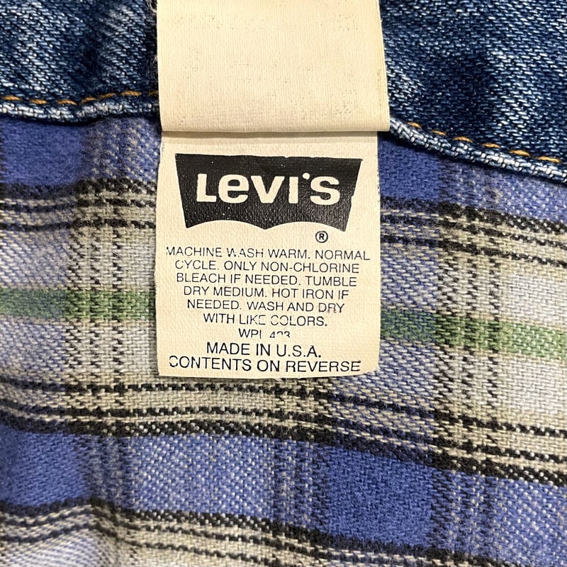 90s Levi's 70699-0289 リーバイス デニムジャケット ネルライナー USA