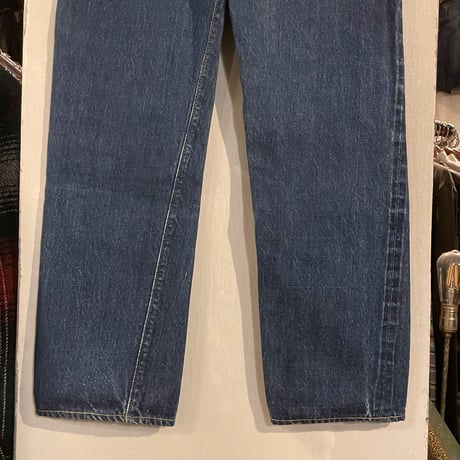 70s　Levi's 501　Big E　28×28　リーバイス　デニムパンツ　ボタン裏6　ヴィンテージデニム　赤耳　(S3085)