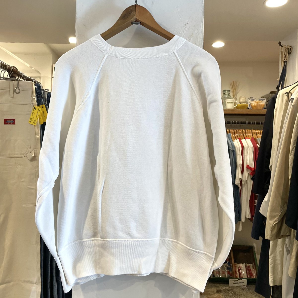 60s ヴィンテージ　ランタグ　フロッキープリント　スウェット　Lサイズ相当 Champion ヴィンテージスウェット ランタグ フロッキープリント USA製