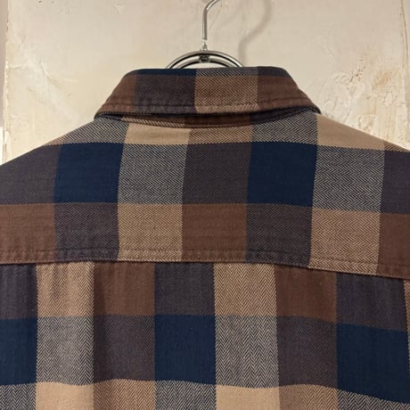 ST JOHN’S BAY　L/S ネルシャツ　Size L　セントジョンズベイ　コットンシャツ　(S5490)