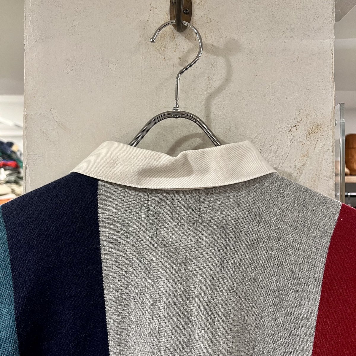 90s LLBean ラガーシャツ エルエルビーン ストライプ柄 USA製