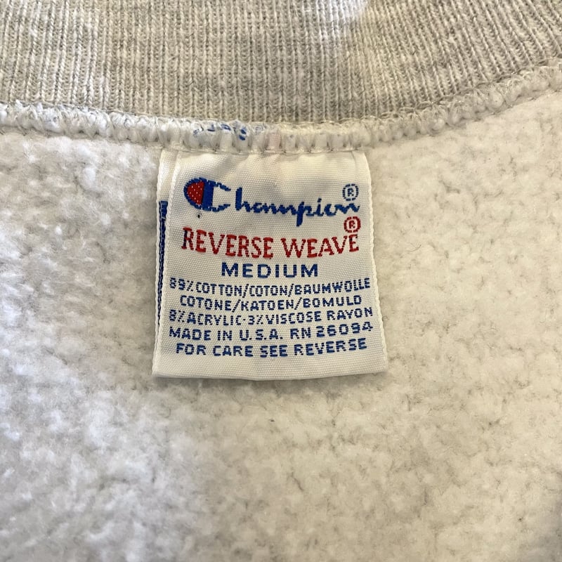 90s Champion リバースウィーブ Reverse Weave USA製 グレー (S 90s Champion リバースウィーブ Reverse Weave USA製 グレー (S
