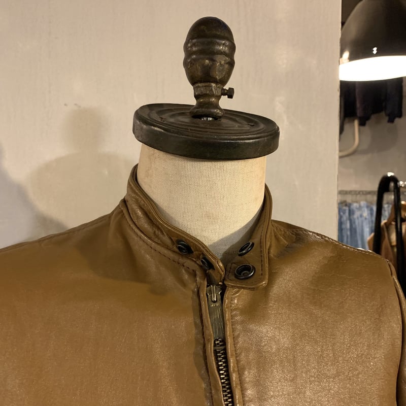 70s AMF Harley Davidson シングルレザーライダースジャケット 70s AMF Harley Davidson シングルレザーライダースジャケット