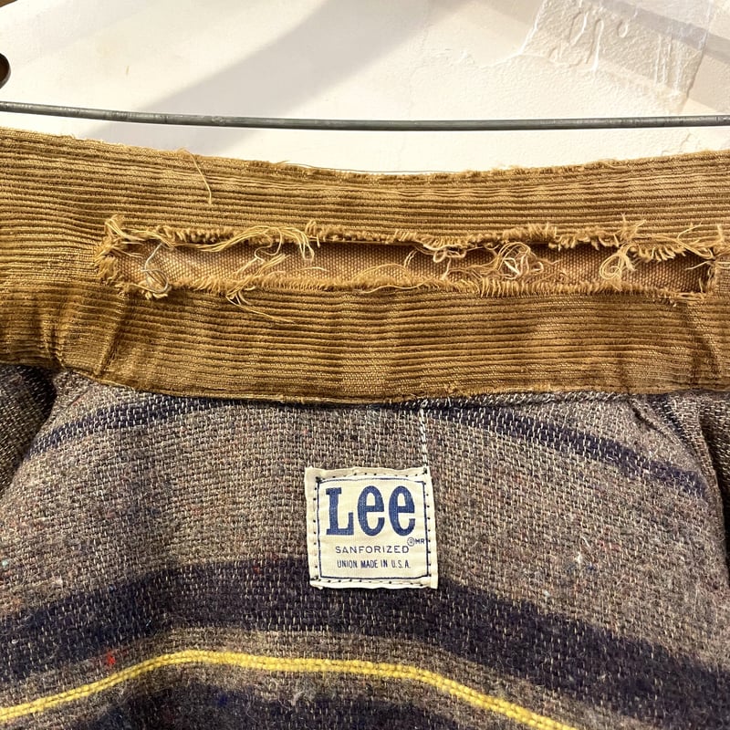 Lee 70s USA製 ダック地 カバーオール ブランケットライナー ユニオン