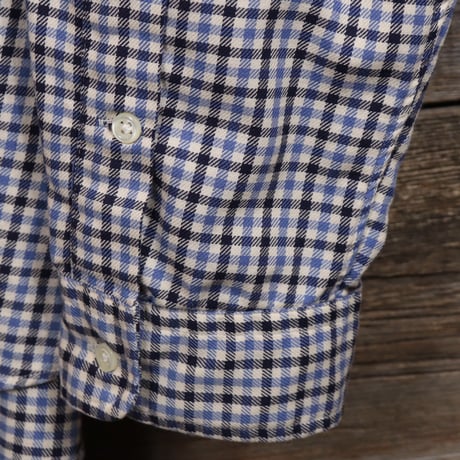 Ralph Lauren　チェック柄　コットンシャツ　ボタンダウン　ビッグサイズ　ラルフローレン　（Y0169)