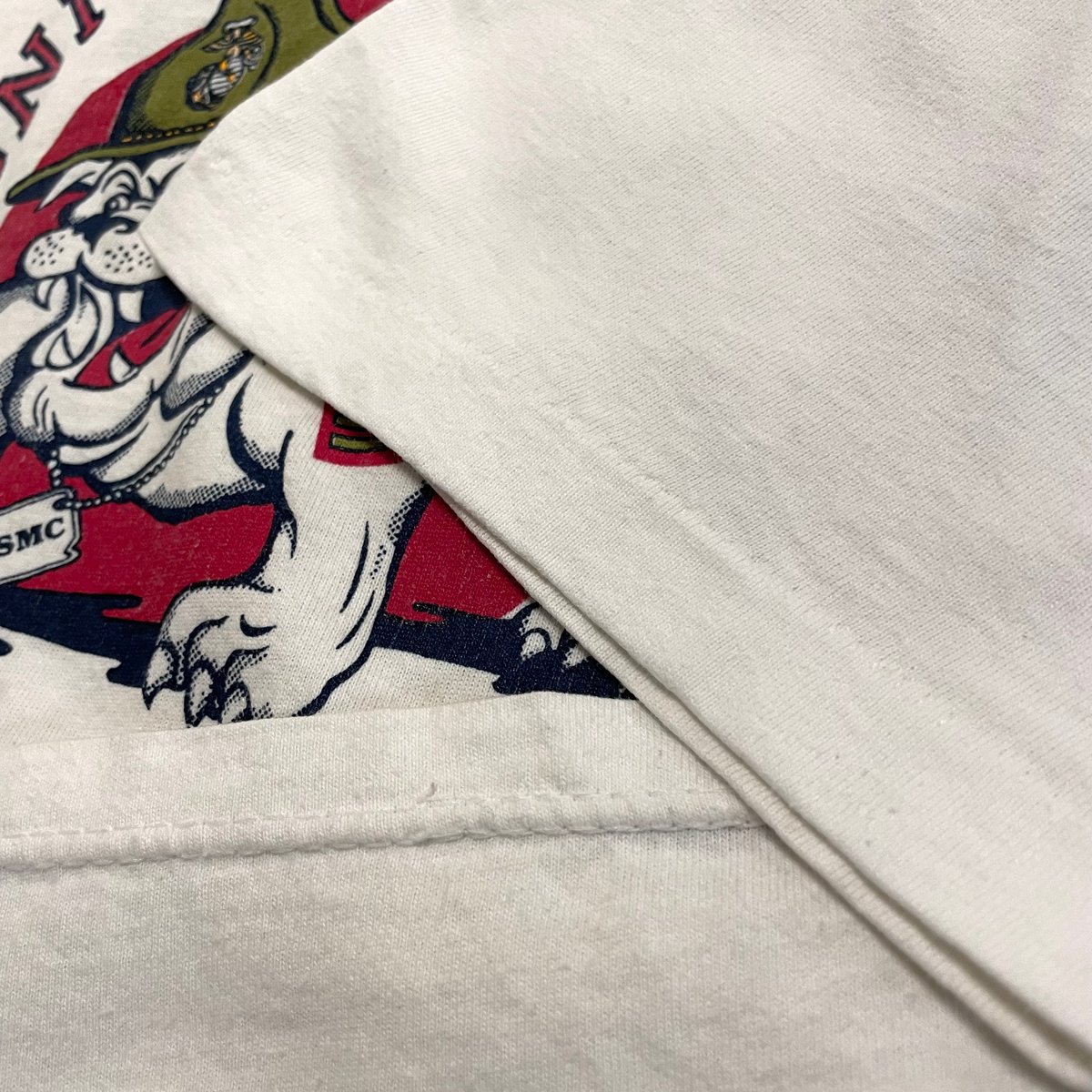 90s SOFFE S/S ミリタリーTシャツ USA製 Size L USMC 海兵隊 デビ