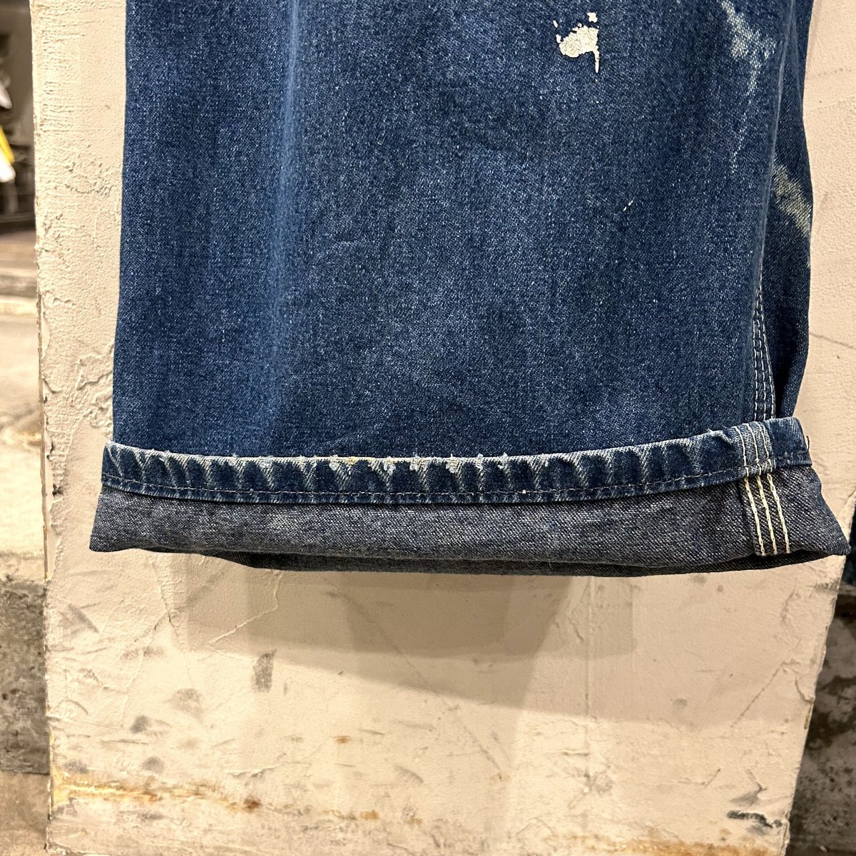 90s Carhartt デニムオーバーオール カーハート ペンキ飛び 90s Carhartt デニムオーバーオール カーハート ペンキ飛び