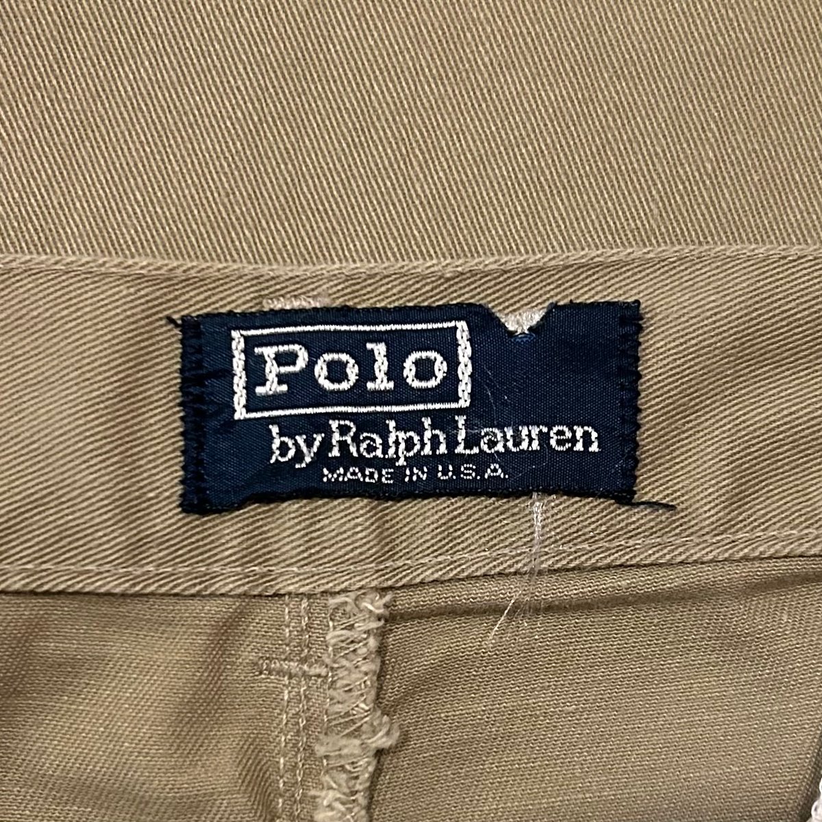90s Polo by RalphLauren ベージュ ポロチノ 86 美品 90s Polo by Ralph Lauren ポロチノ ラルフローレン チノパン