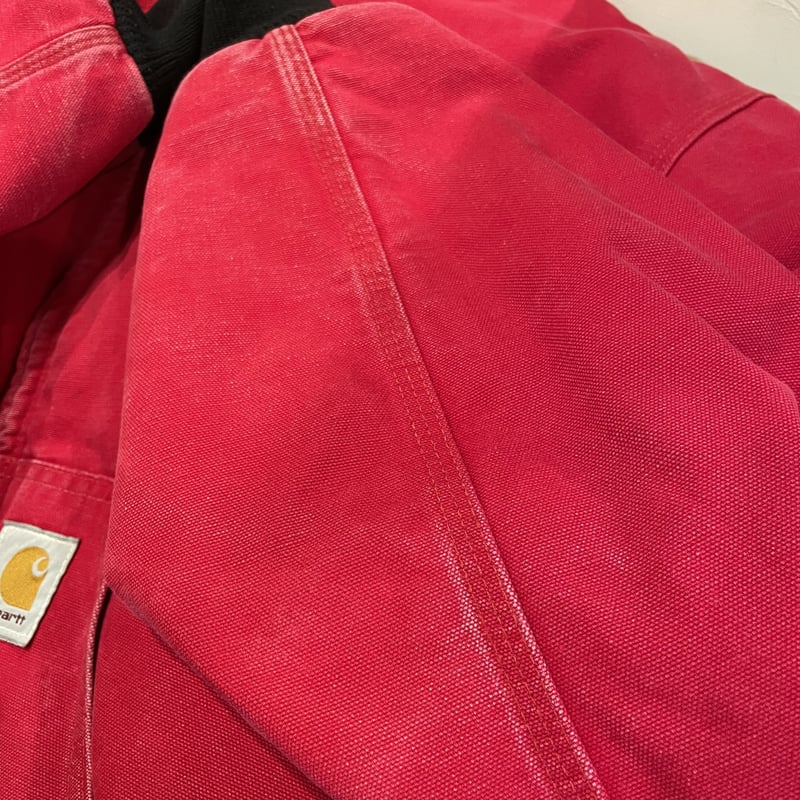 carhartt 90s USA製 アクティブジャケット 2XLサイズ 赤 ダック地