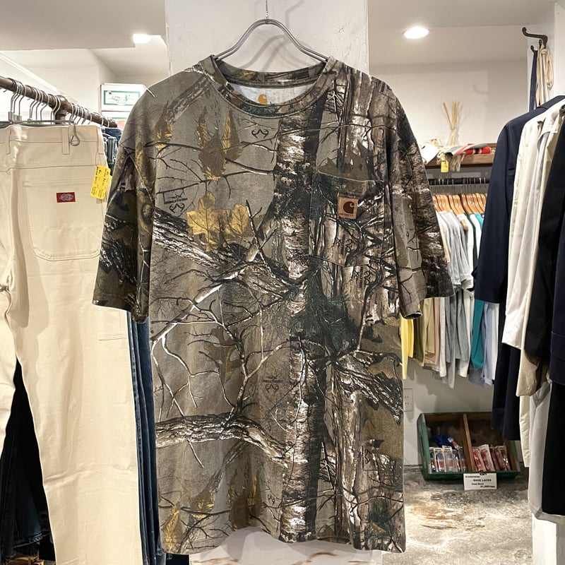 Carhartt ショートスリーブTシャツ リアルツリー ポケT Carhartt ショートスリーブTシャツ リアルツリー ポケT