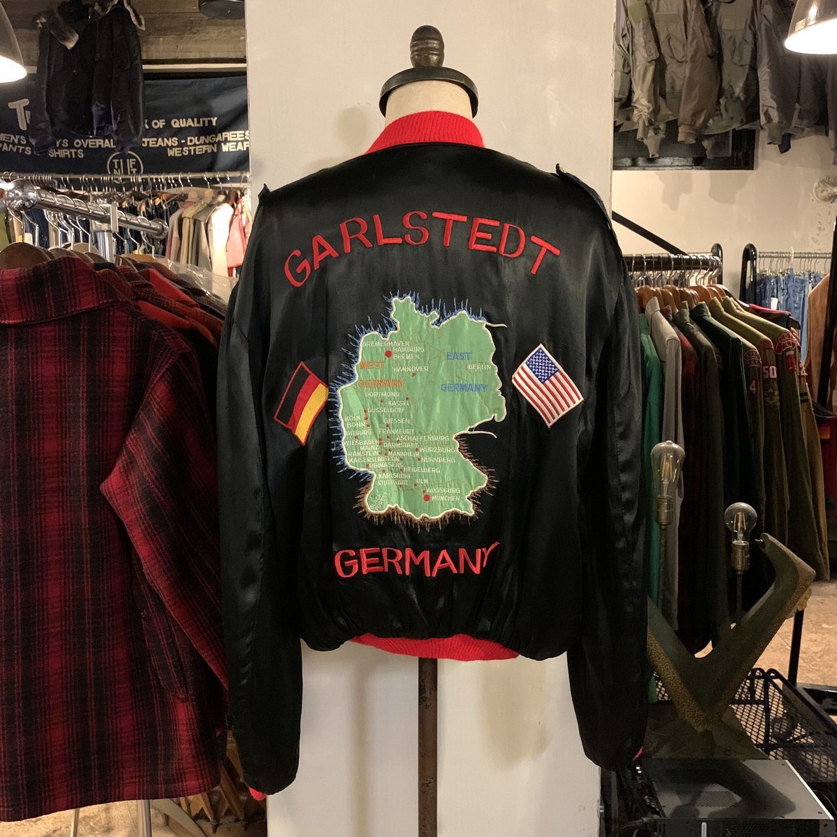 80s US ARMY GERMANY Souvenir Jacket スーベニアジャケット