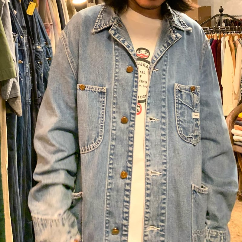 70s Lee 91-J ヴィンテージ デニムカバーオール USA製 70s Lee 91-J ヴィンテージ デニムカバーオール USA製