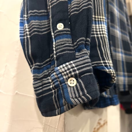 RALPH LAUREN　L/Sネルシャツ　ラルフローレン　Size L　ボタンダウン　長袖シャツ　(S3765)