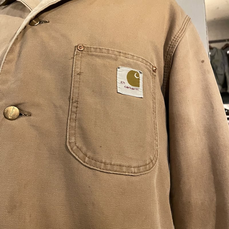 70s Carhartt ダック地 チョアコート ブランケットライナー付 USA製