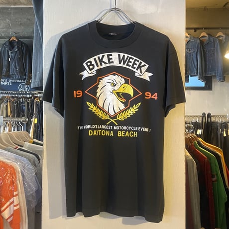 90s　FRUIT OF THE LOOM　バイクTシャツ　USA製　BIKE WEEK　DAYTONA BEACH　1994　モーターサイクル　(S3684)