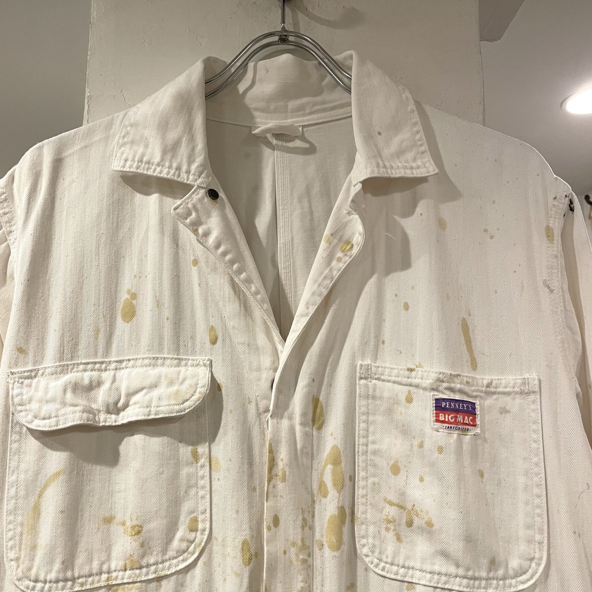 【アメリカ買い付け】50s BIG MAC オーバーオール　ヘリンボーン アメリカ買い付け】50s BIG MAC オーバーオール ヘリンボーン