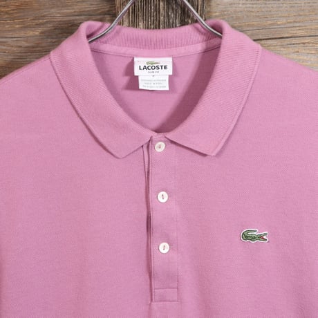 LACOSTE　ショートスリーブポロシャツ　ラコステ　ワンポイント　(Y0403)