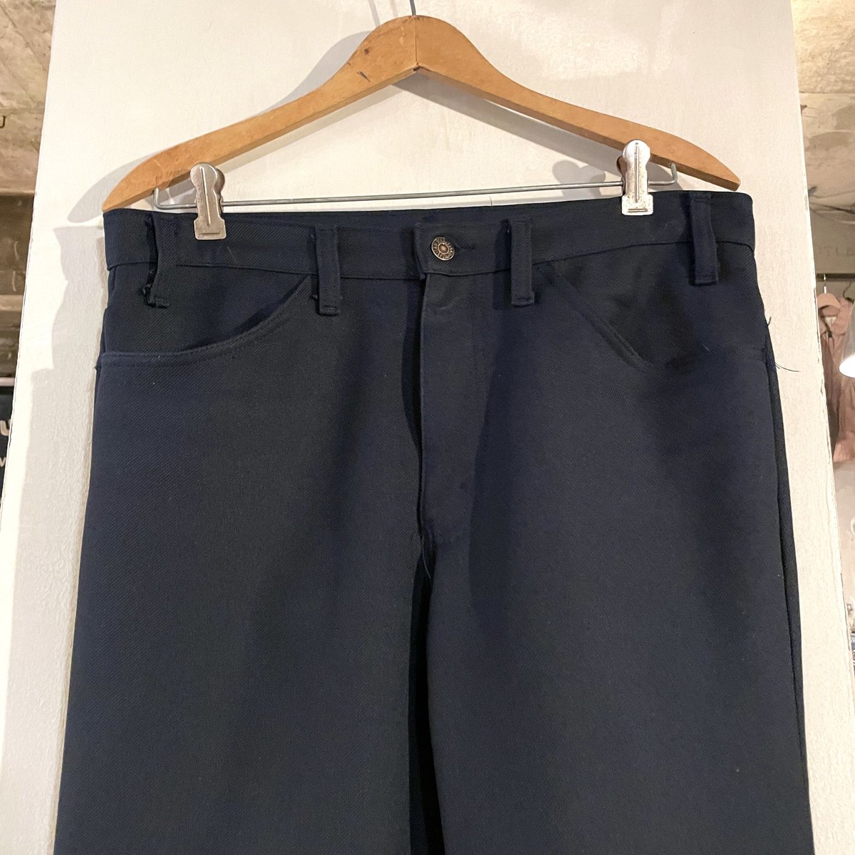 90s Levi's 10517-6117 ブーツカットパンツ 34×32 ネイビー USA製