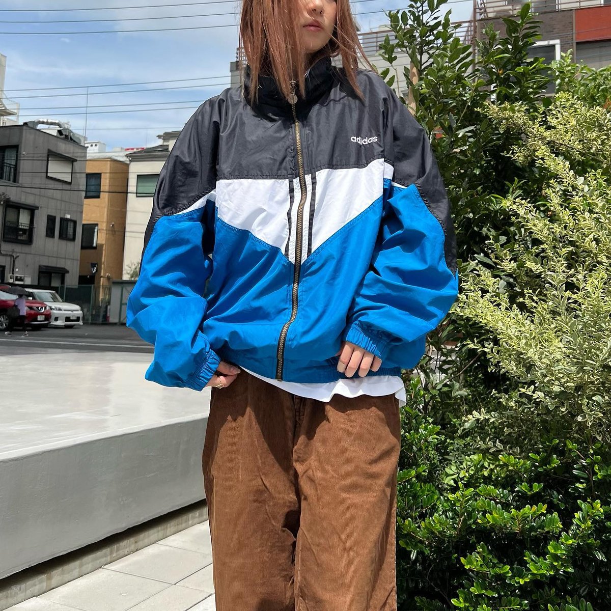adidasナイロンジャケット adidas ナイロンジャケット プレミアム トラックトップ
