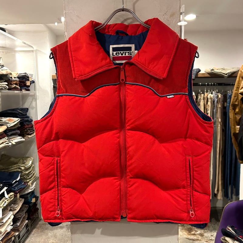70s Levi's ダウンベスト リーバイス SKI LEVIS TALONジップ Size