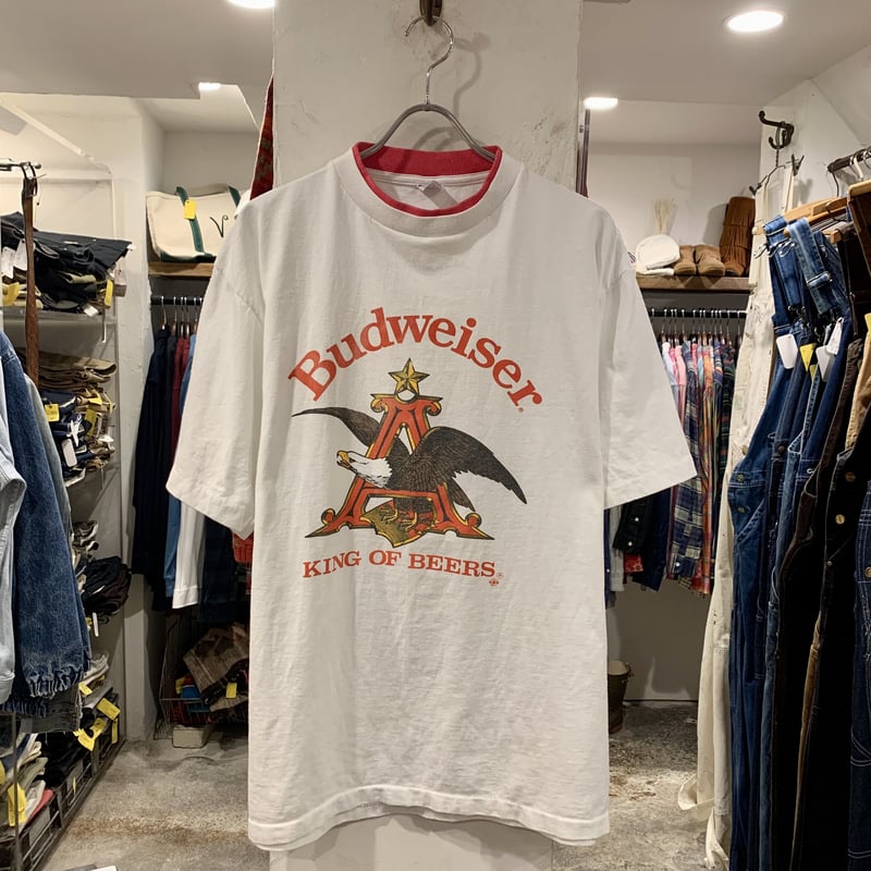 80s SUGAR CREEK Budweiser S/S T shirt USA製 KING