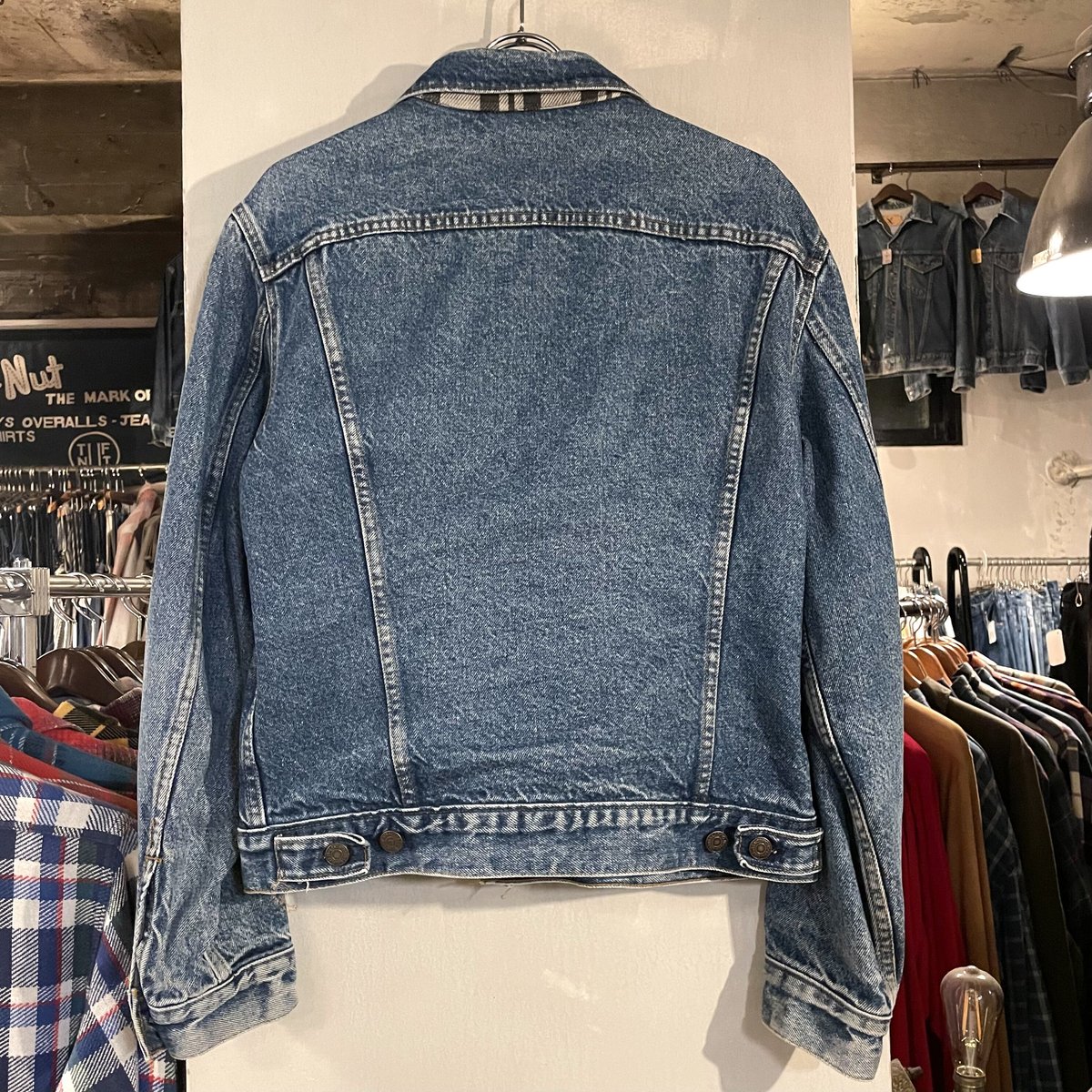 80s Levi's 70411-9354 デニムジャケット サイズM ネルライナー