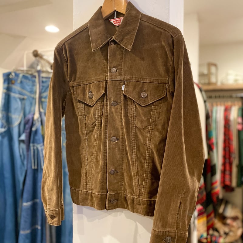 Levis 70505-1529 コーデュロイジャケット 70s USA製 ダークブラウン (