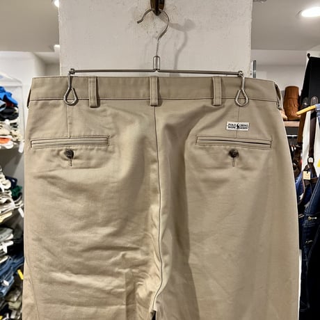 POLO by Ralph Lauren　チノパン　ポロチノ　ラルフローレン　タック入り　ベージュ　ANDREWPANT　(S3548)