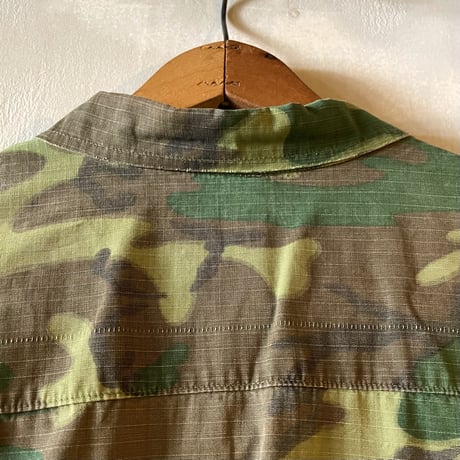 60s　US ARMY　Jungle Fatigue Jacket　ファティーグジャケット　5th type　グリーンリーフ　ERDL迷彩　(S2901)