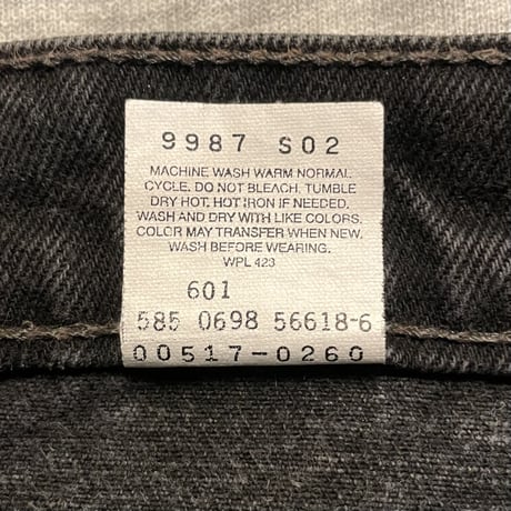 90s　Levis 517　ブーツカットデニム　ブラック　32×32　USA製　リーバイス　フレアパンツ　(S2990)