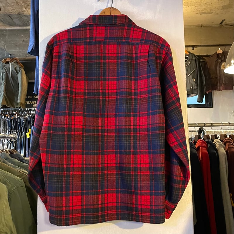 70s PENDLETON Wool Shirt USA製 ウールシャツ ボックスシルエット 