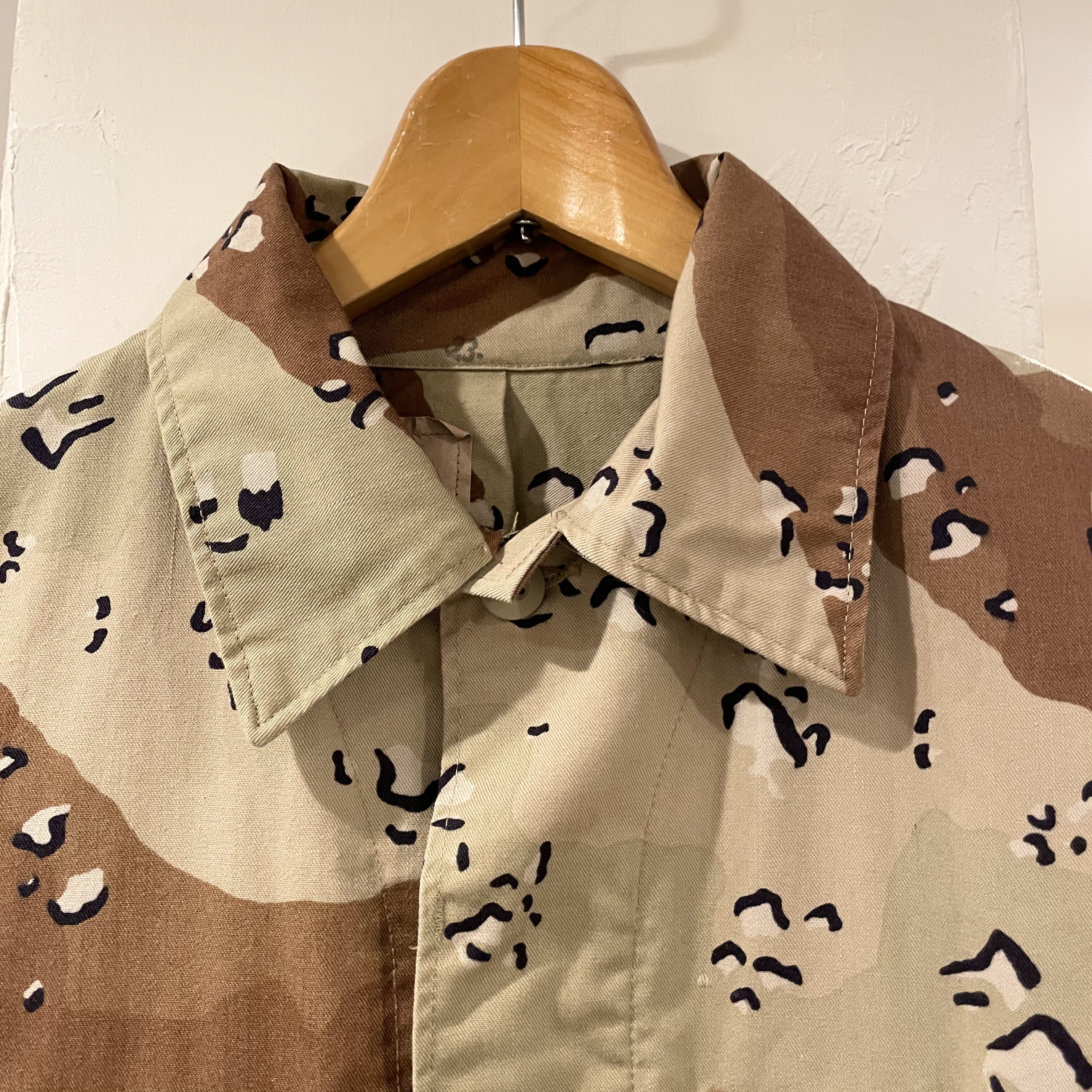 US MILITARY 80s アメリカ軍6Cデザート チョコチップカモ BDU