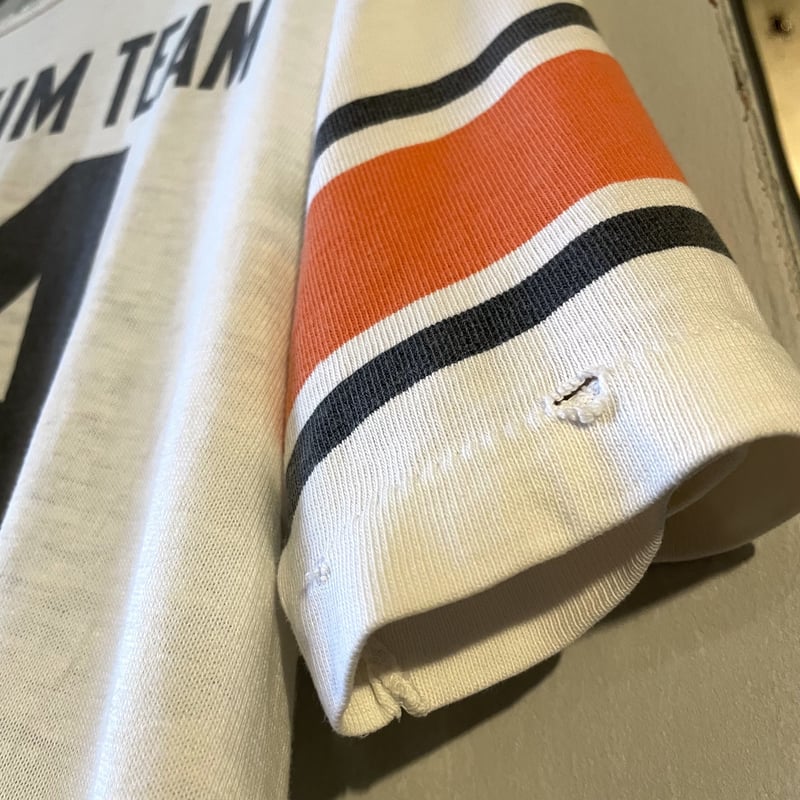 60s Champion S/S ヴィンテージTシャツ ランタグ フットボールT USA製