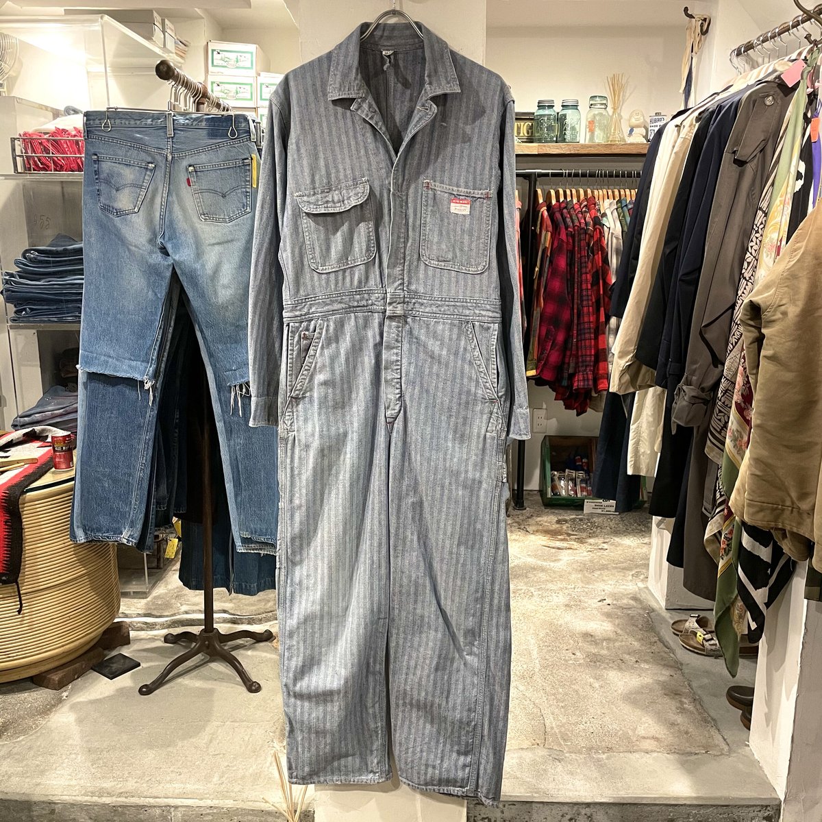 BIG MAC HBT オールインワン ヘリンボーンツイル PENNEY'S GRIPPERジ