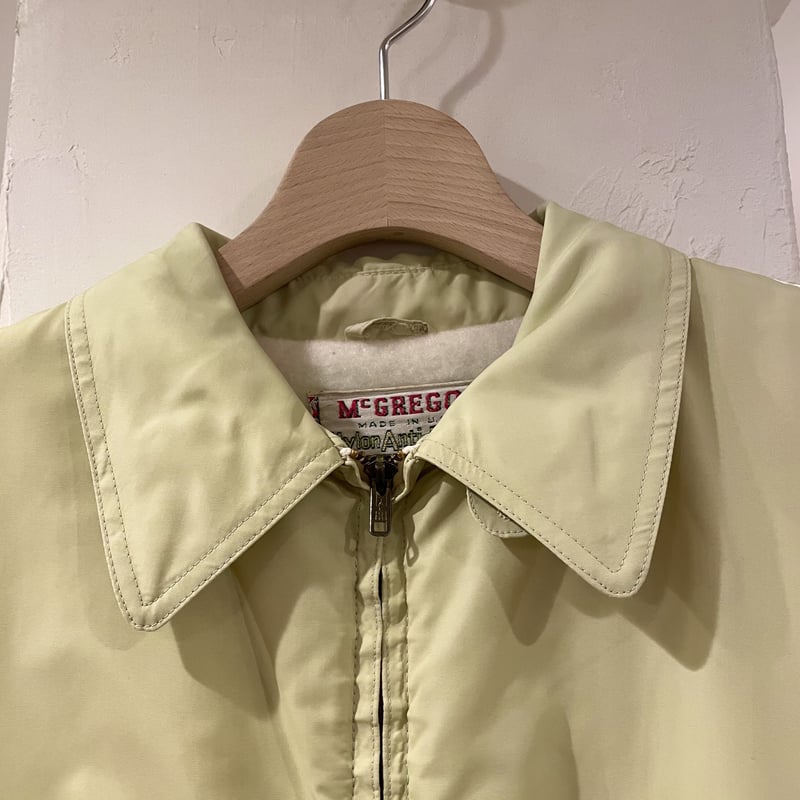 McGREGOR 60s ナイロンアンチフリーズ クリームイエロー McGREGOR 60s ナイロンアンチフリーズ クリームイエロー