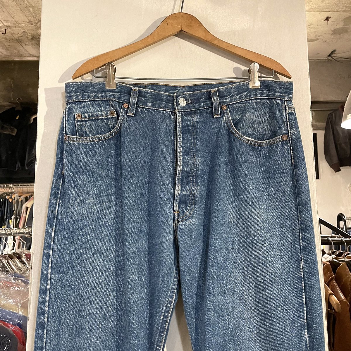 levis リーバイス 501 ジーンズ 80s ハチマル 濃紺 ボタン裏522