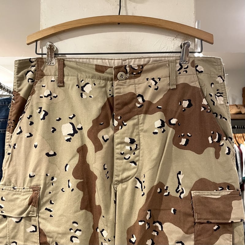 80s US MILITARY 6C デザートカモ柄 BDUパンツ チョコチップ 1984年