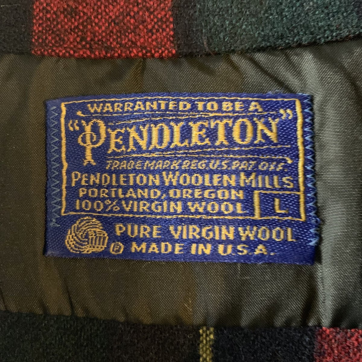 70s PENDLETON Vintage Wool Shirt ウールシャツ USA製 オー