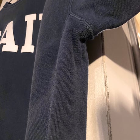 90s　Champion　リバースウィーブ　Reverse Weave　VAIL　ネイビー　刺繡タグ　チャンピオン　(S3848)