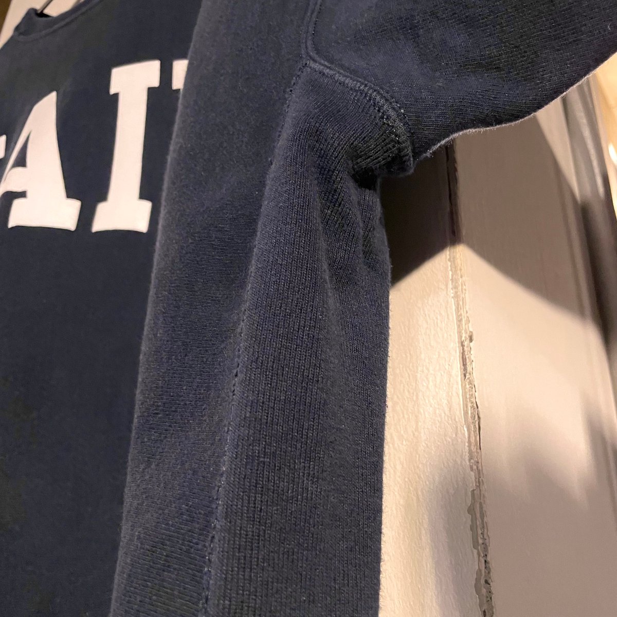 90s Champion リバースウィーブ Reverse Weave VAIL ネイビー 刺