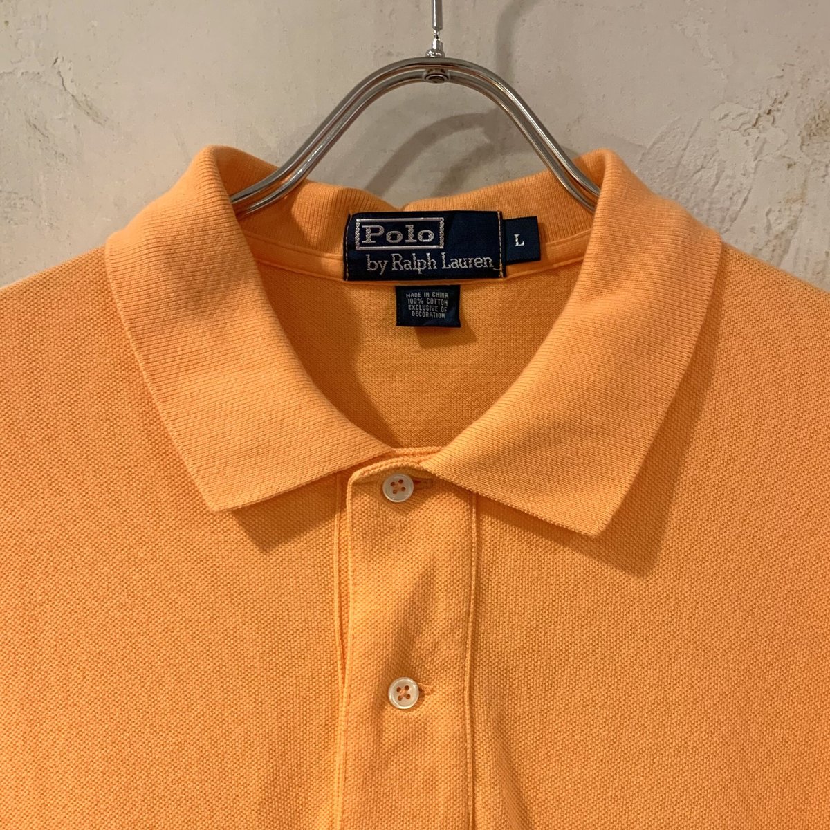 Loro Piana コットンオレンジポロシャツ 半袖 S サイズ Loro Piana コットンオレンジポロシャツ 半袖 S サイズ