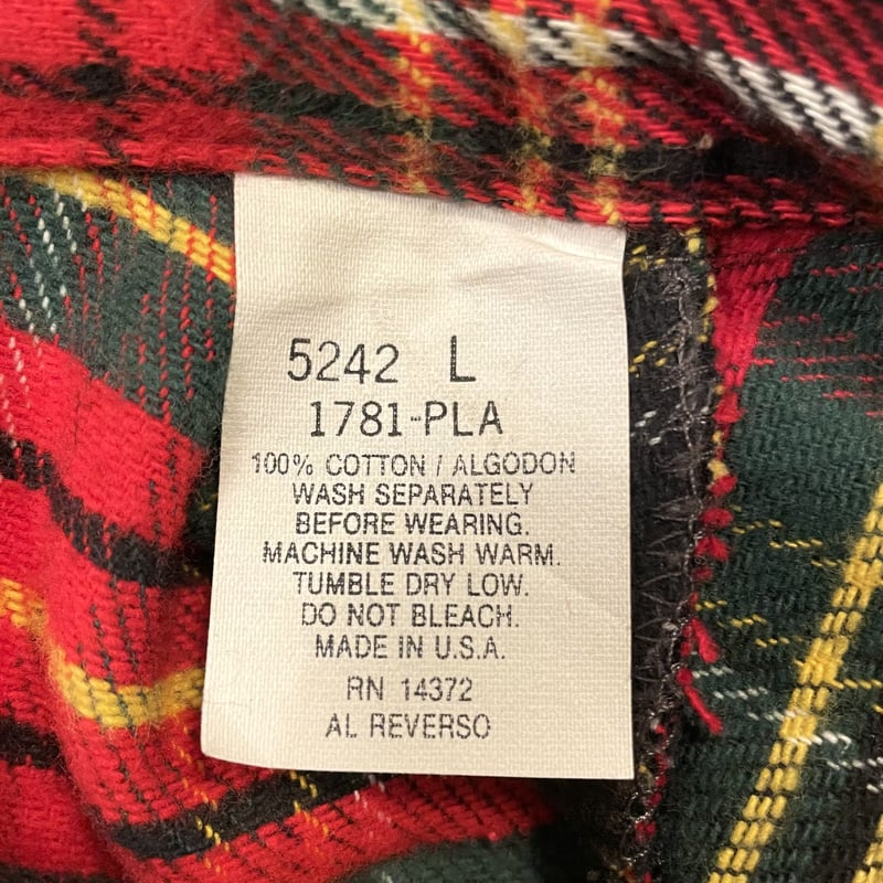 80s DAKOTA ウエスタン ネルシャツ USA製 コットンシャツ 80s DAKOTA ウエスタン ネルシャツ USA製 コットンシャツ