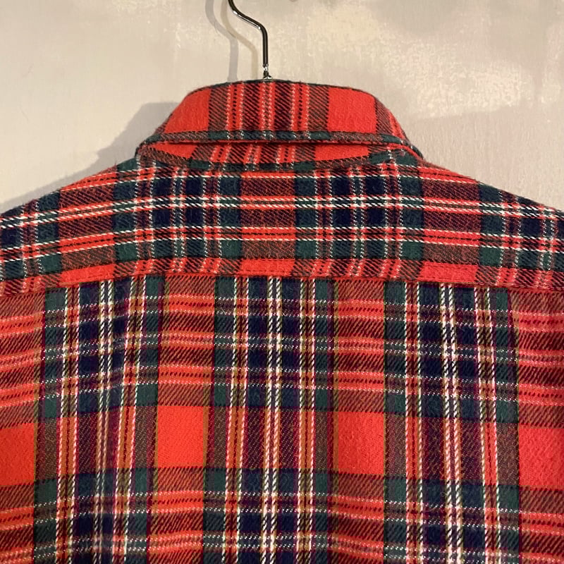 70s USA製 FIVEBROTHER ファイブブラザー ヘビー ネルシャツ FIVE BROTHER - 70s ファイブブラザー ヘビーネルシャツ USA製 Mの通販