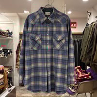 60s PENDLETON ウールチェックシャツ ペンドルトン オンブレチェック