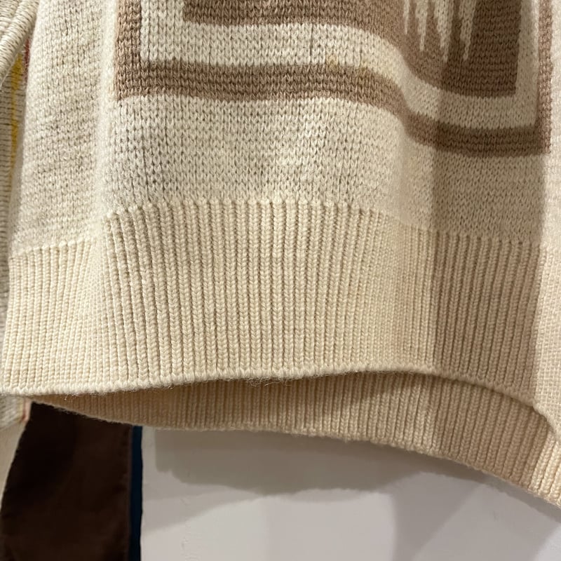 PENDLETON 70s チーフジョセフ柄 ウールニット ペンドルトン (S0497) |