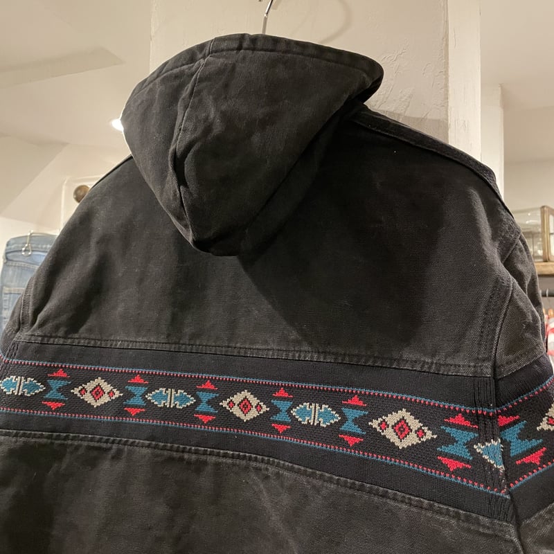 carhartt 90s ダックアクティブジャケット 黒 ネイティブ carhartt 90s ダックアクティブジャケット 黒 ネイティブ
